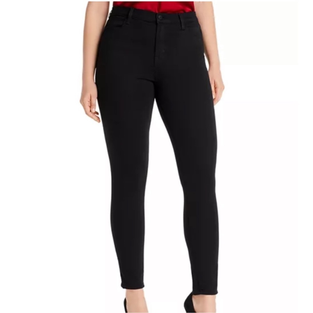J Brand Maria High Rise Black Skinny Jeans Size 27